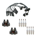 Set of 2 Ignition Coil Wires & 8 NGK Platinum Spark Plugs for Ranger (2001–2012)