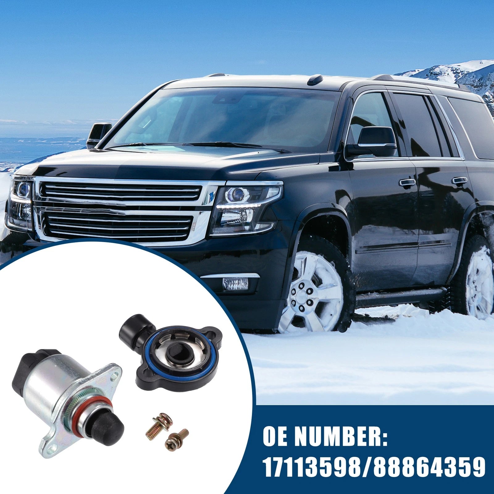 Idle Air Control Valve for Chevrolet Avalanche 1500 (2002) No.17113598