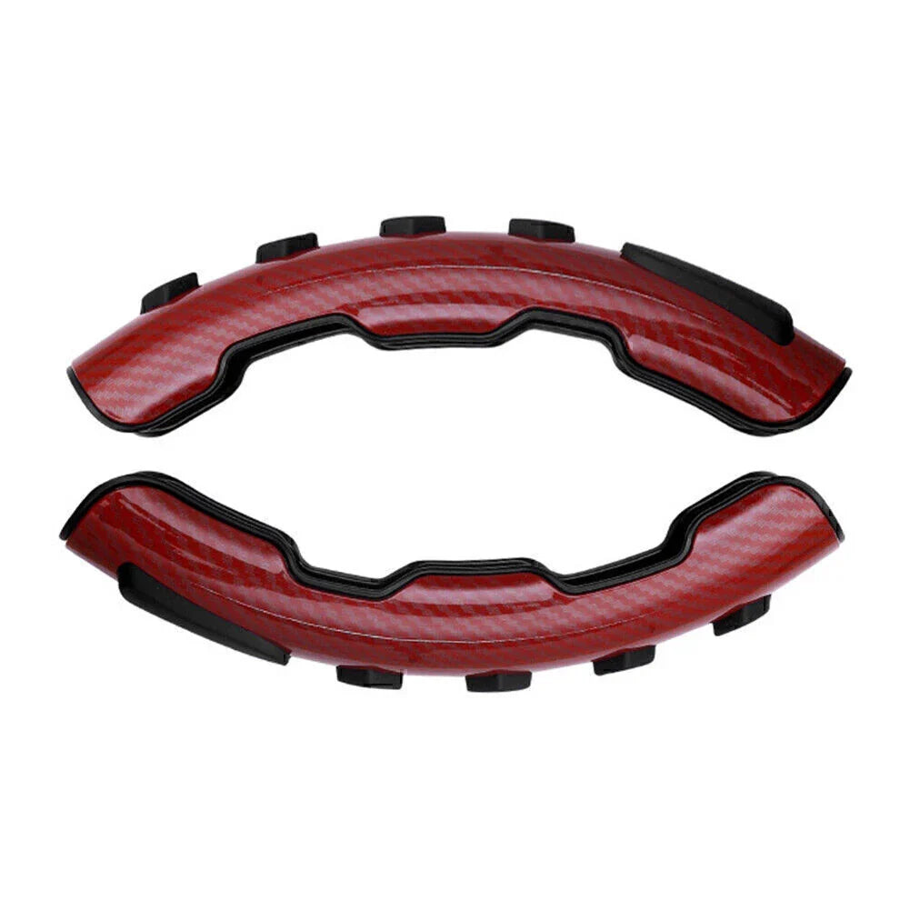 Red ABS Non-Slip Steering Wheel Covers for Honda Civic Accord CR-V