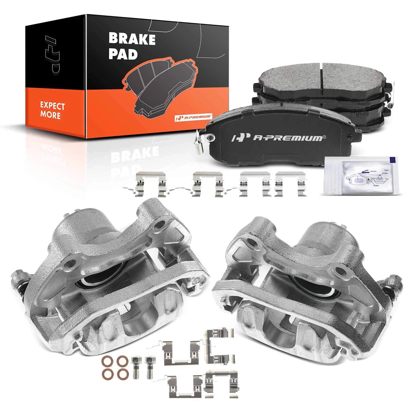 Front Brake Caliper & Pads for Nissan Altima Maxima Infiniti I35 (2002–2004)