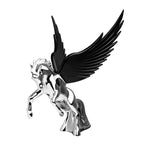 Hood Ornament Windrider with Black Wings for Universal Fit (Any Year)