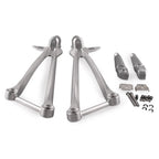 Footpeg Footrest Brackets for Kawasaki Ninja ZX6R (2009–2011) ZX10R (2008–2010)