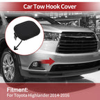 Tow Hook Cover Cap for Toyota Highlander (No. 521270E926) (2014–2019) Black