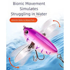Fishing Lure Flying Topwater Popper 6cm 12g for Freshwater Fish