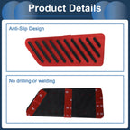 Footrest Pedal Pad Cover for Honda CR-V (2017–2024) Red