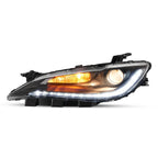 Halogen Headlight with LED DRL Chrome Trim for Chrysler 200 (2015-2017)