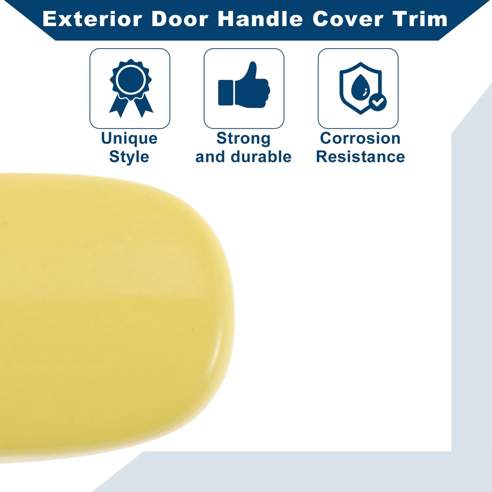 Exterior Door Handle Cover Trim for VW Golf (1999–2006) & Audi TT (1998–2006) Yellow
