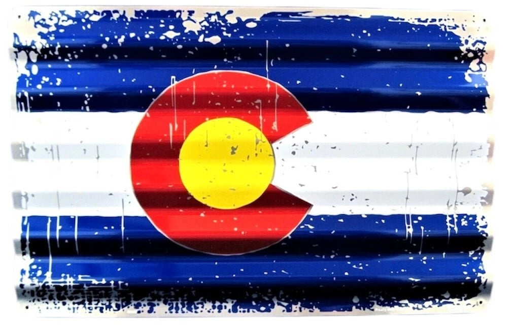 Corrugated Metal Sign for Man Cave Garage Bar (US Made)