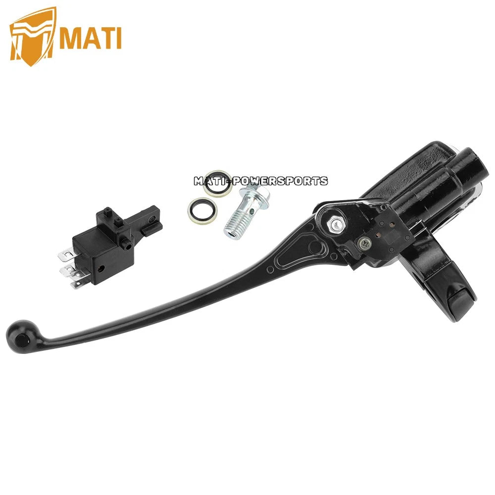 Front Brake Master Cylinder Right Lever & 4-Pin Switch for Honda GL1500 Goldwing (1988–2000)
