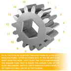 15-Tooth Spur Gear for RV Hydraulic/Electric Slide-Out