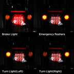 LED Rear Brake Tail Light Turn Signals for Harley Low Rider S FXLRS (2020–2024)