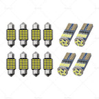 12Pcs LED Interior Light Upgrade Kit for Toyota Landcruiser Prado 150 (2009–2023)