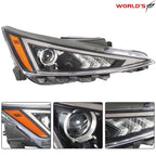Projector Headlight for Hyundai Elantra (2019–2020) Right Black Housing