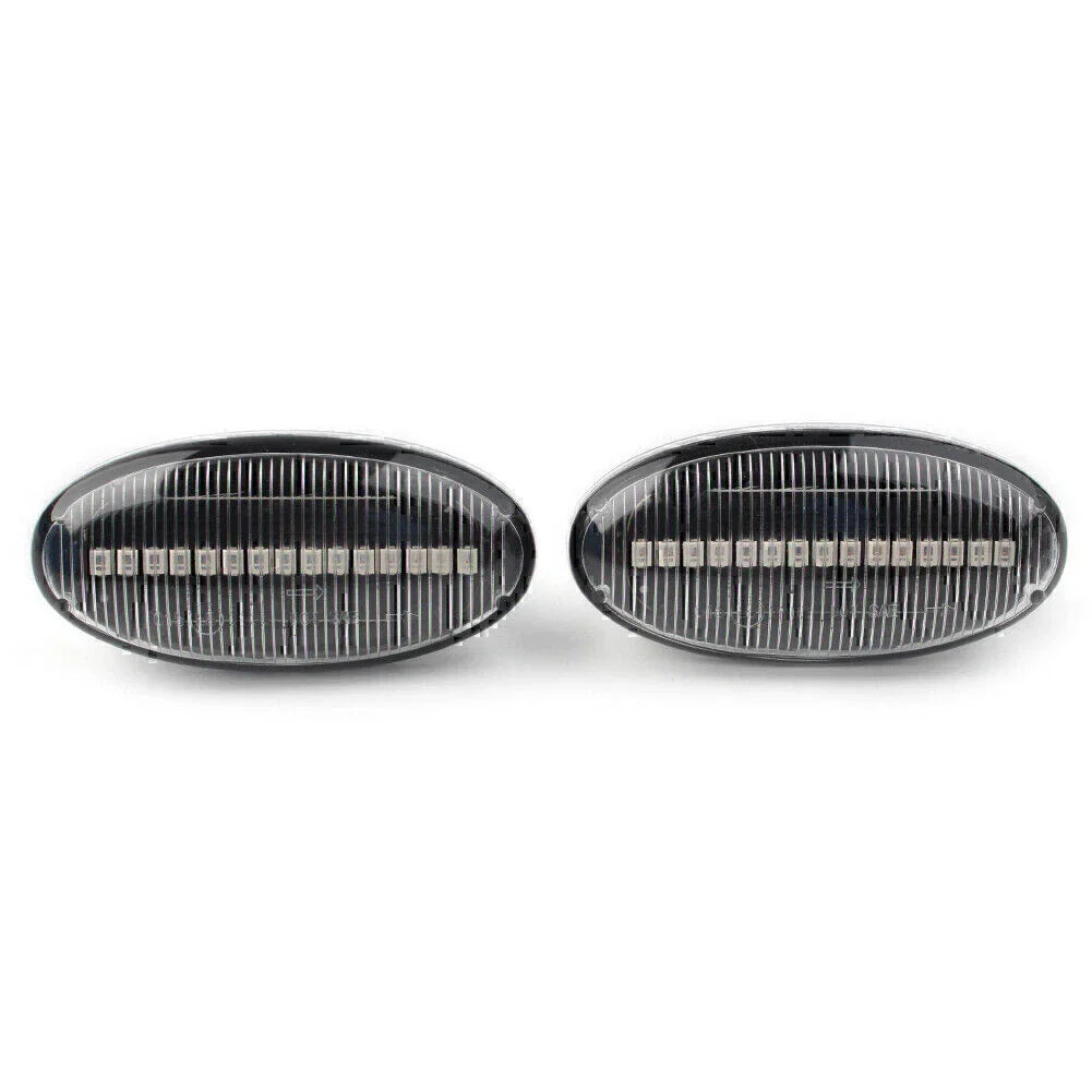 LED Dynamic Side Marker Sequential Blinker Amber Lights for Mazda 2 3 5 MPV