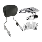 Sissy Bar Backrest Luggage Rack Docking Kit for Harley Touring (2009–2013)