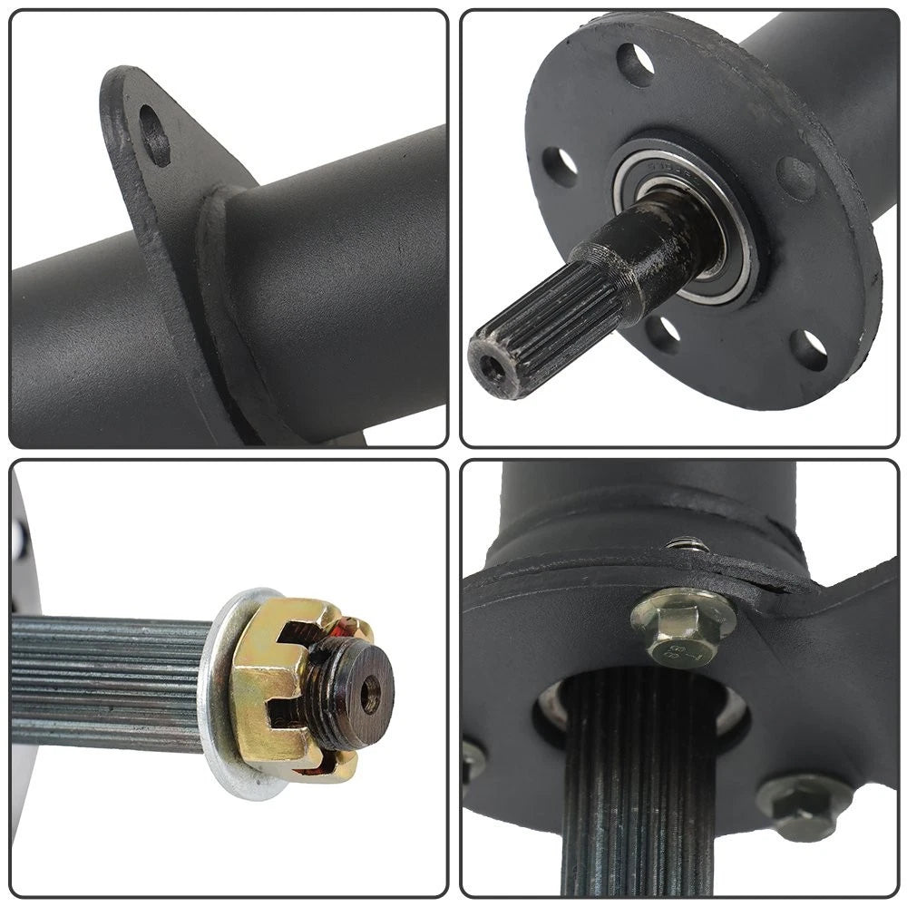 40 Inch Rear Axle Kit with 4 Stud Hub for 7 Inch & 8 Inch Wheels