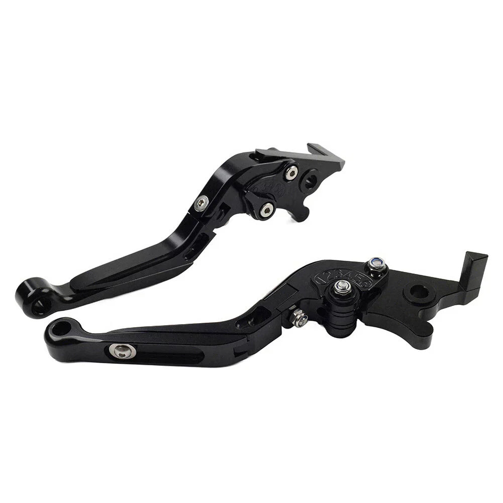Extendable Brake Clutch Levers for BMW F650GS (2002-2007) Black