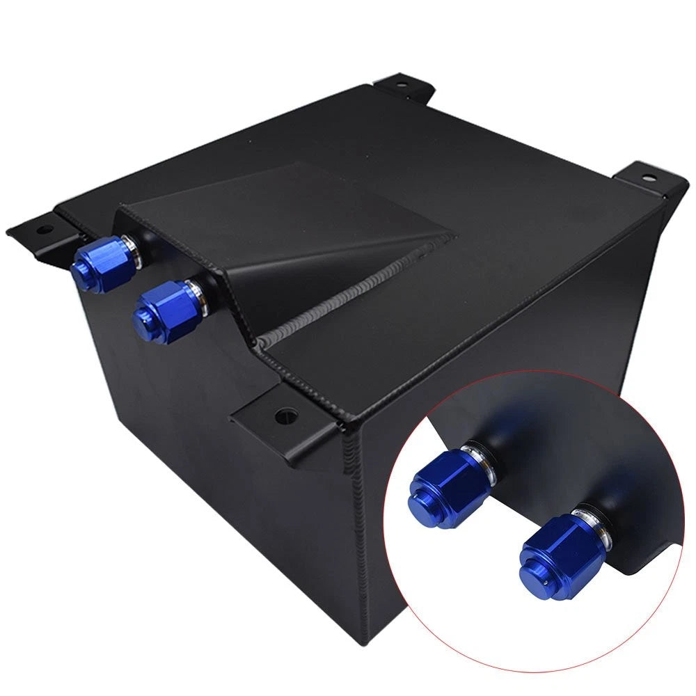 5 Gallon Coated Black Aluminum Fuel Cell Gas Tank & Level Sender for Racing/Drifting
