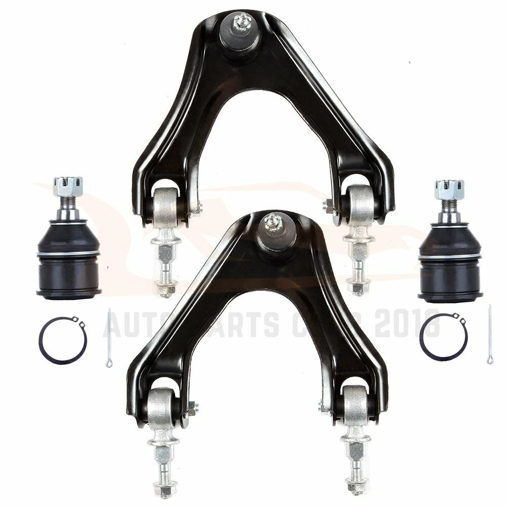 Set of 4 Front Upper Control Arms & Lower Ball Joints for Honda Accord (1994–1997)