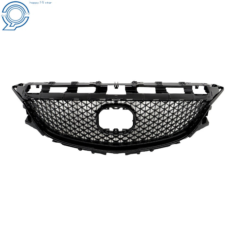 Front Bumper Grille Mesh Honeycomb Glossy Black for Mazda 6 (2014–2016)