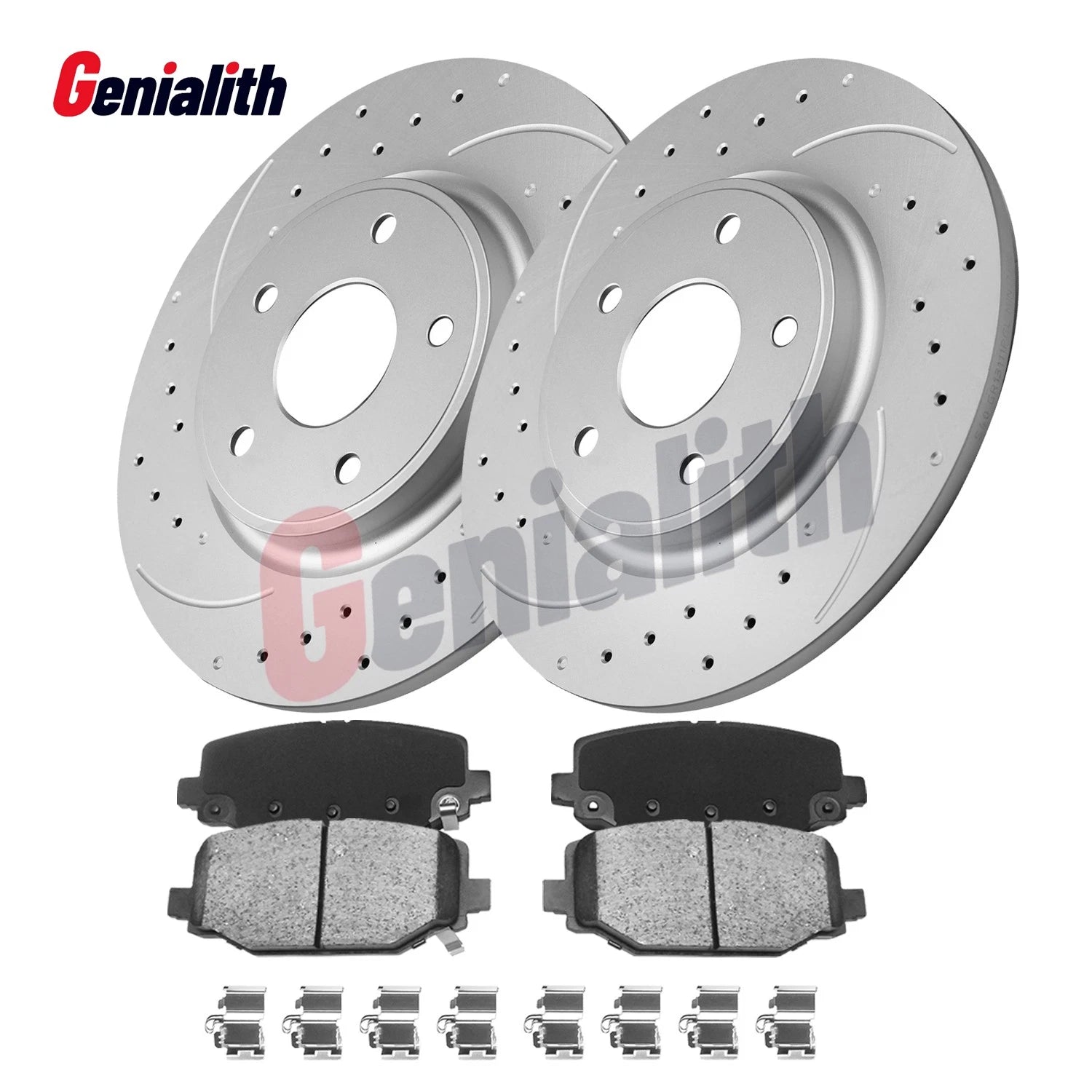Rear Brake Rotors & Pads for Dodge Grand Caravan Journey Town & Country (2008–2020)