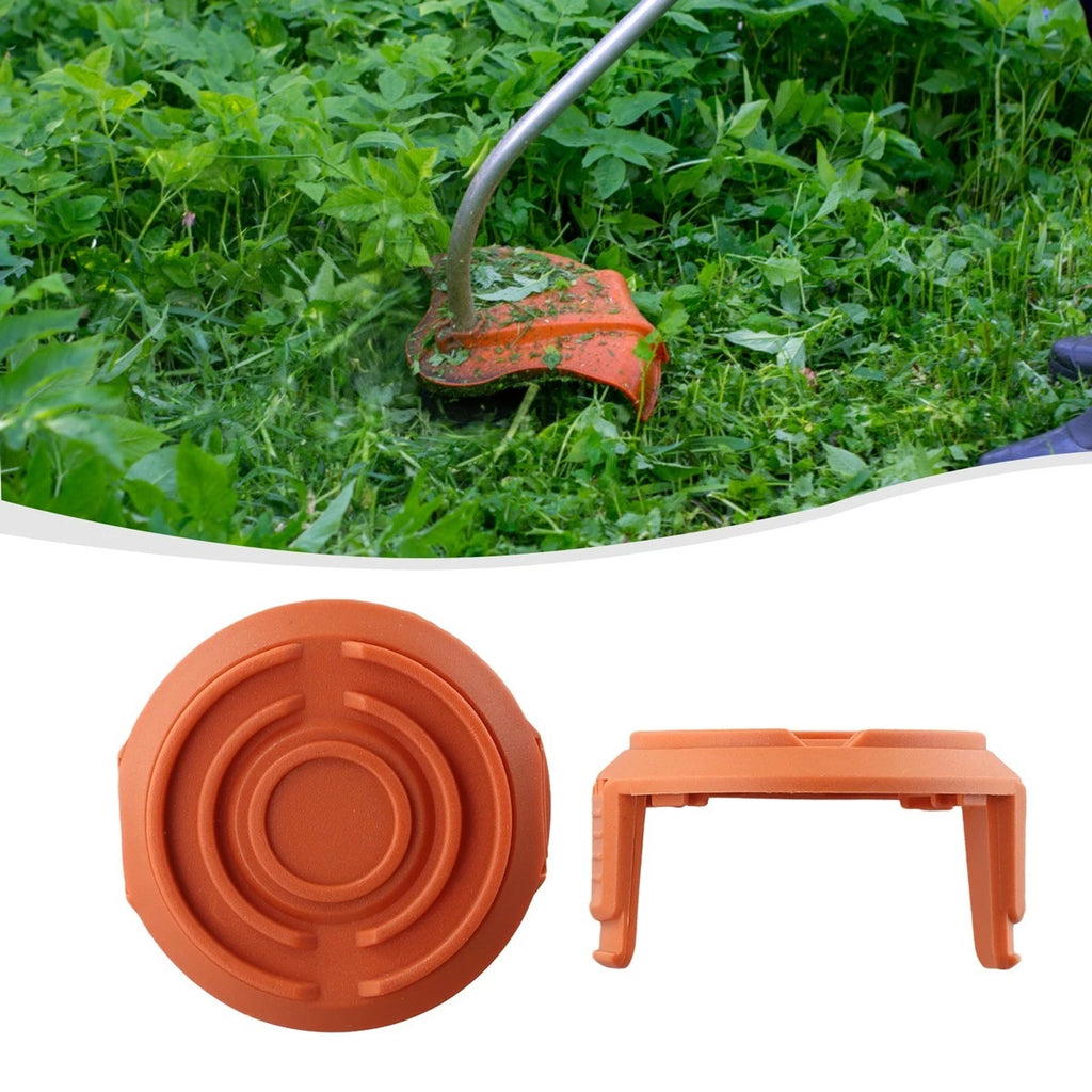 Trimmer Spool Line with Cover Cap for Worx WA0010 WG154 WG163 WG180 (Replacement)