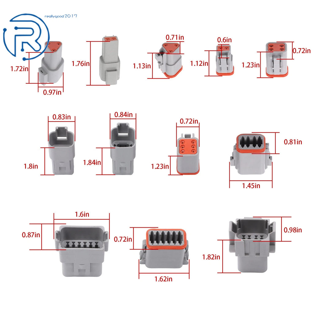 Set of 75 Stamped Terminals for 12-Pin Connector Kit (Year Range)