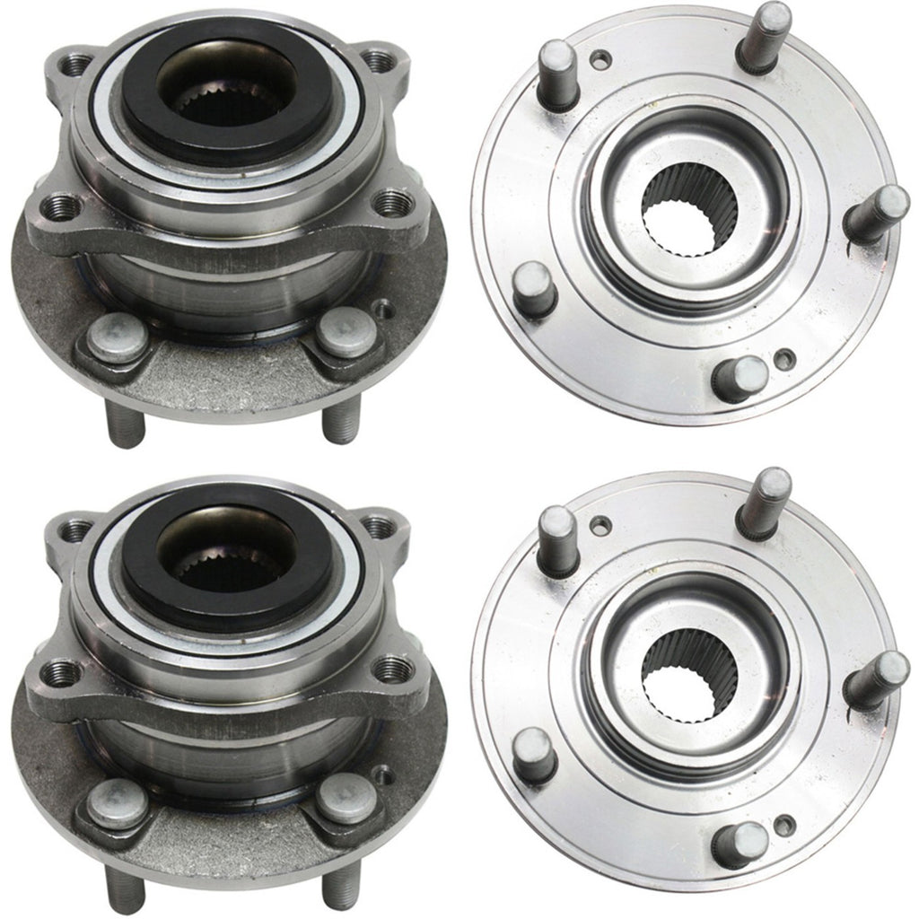 Wheel Hubs for Kia Sorento (2011–2015) Front & Rear 5 Lug with Bearing AWD