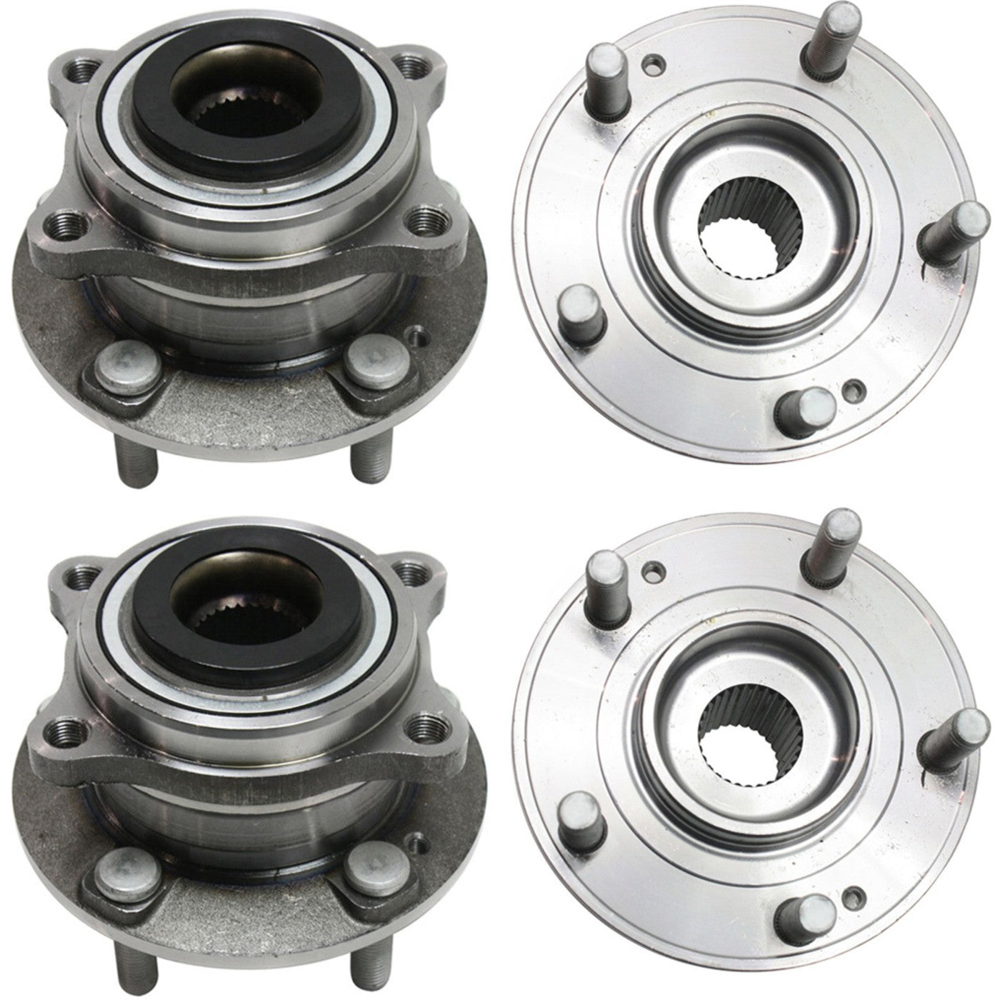 Wheel Hubs for Kia Sorento (2011–2015) Front & Rear 5 Lug with Bearing AWD