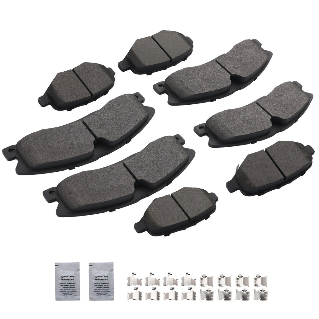 8pcs Brake Pads Set for Ford Police Interceptor Sedan/Utility (2013–2019)