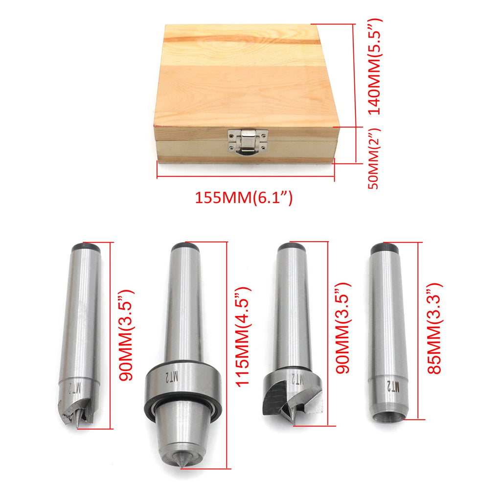 Live Center Drive Spur Cup Kit for MT2 Wood Lathe