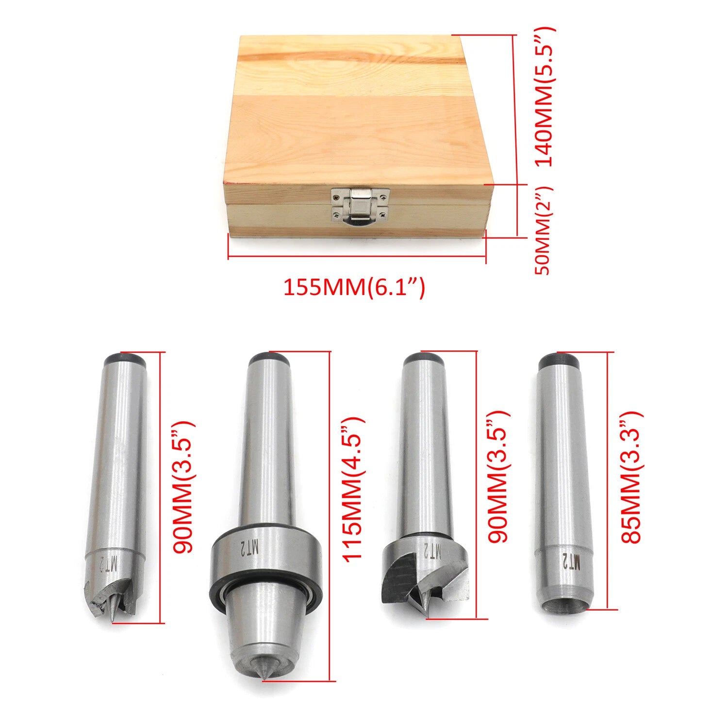 Live Center Drive Spur Cup Kit for MT2 Wood Lathe