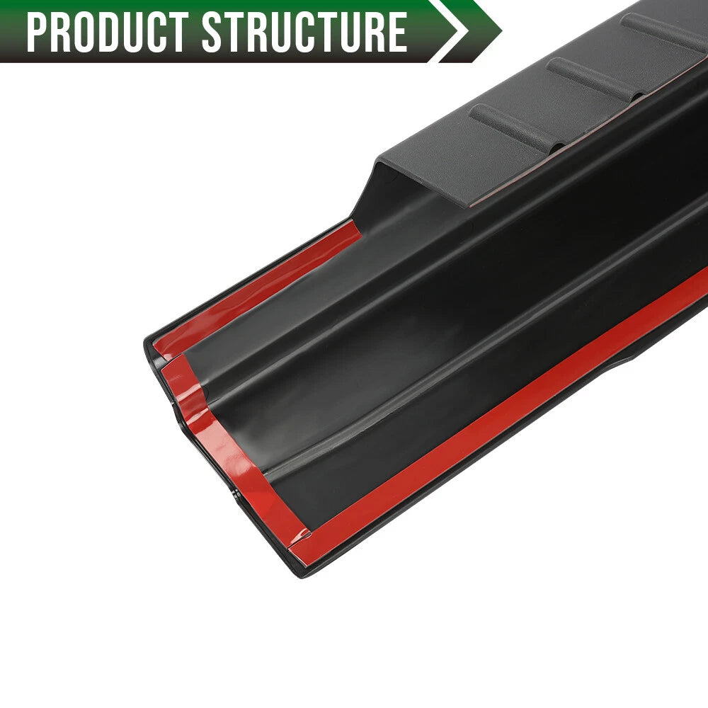 Set of 4 Rocker Panel Protector Guards for Ford F150 Crew Cab