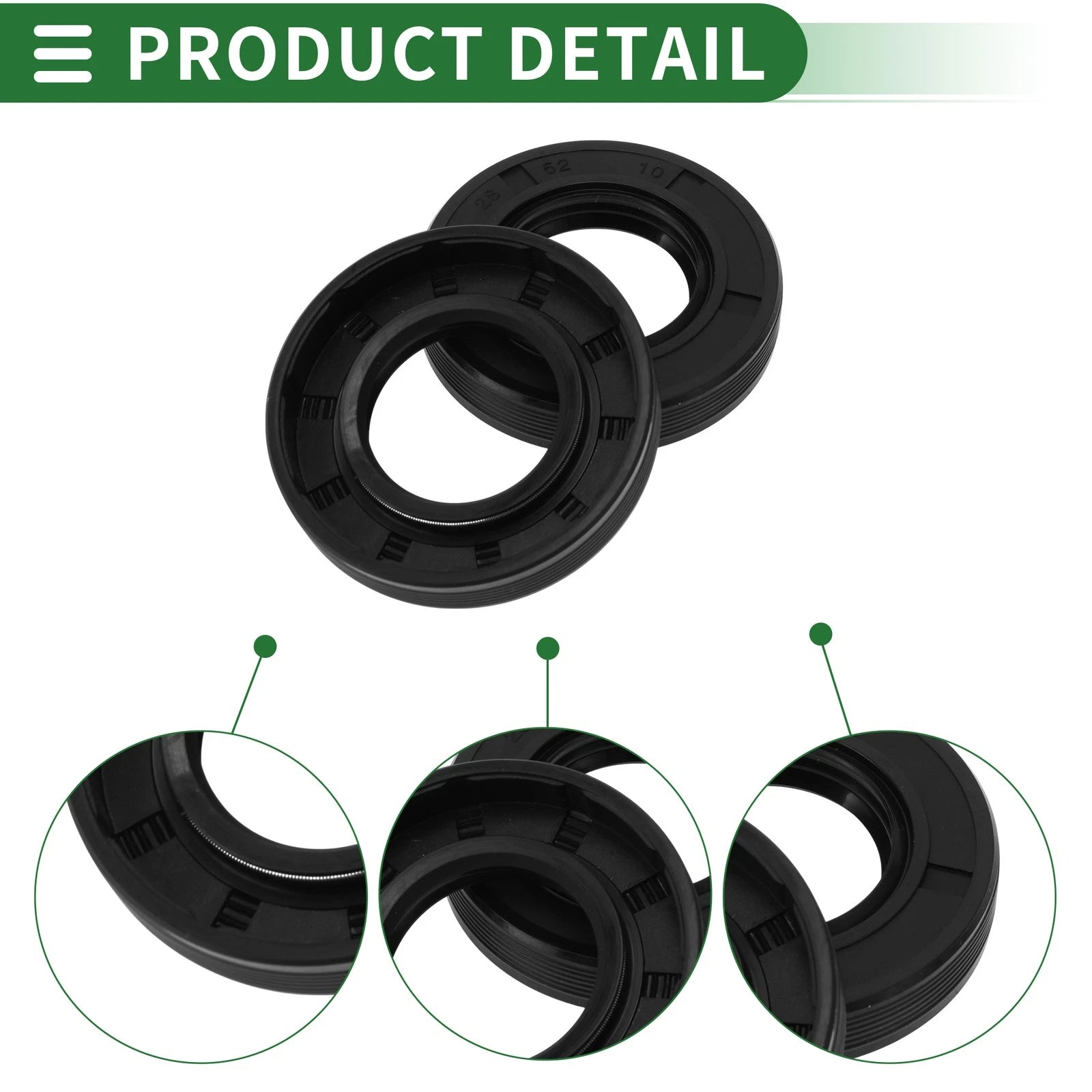 Oil Seal for Rotary Shaft (28x52x10mm)
