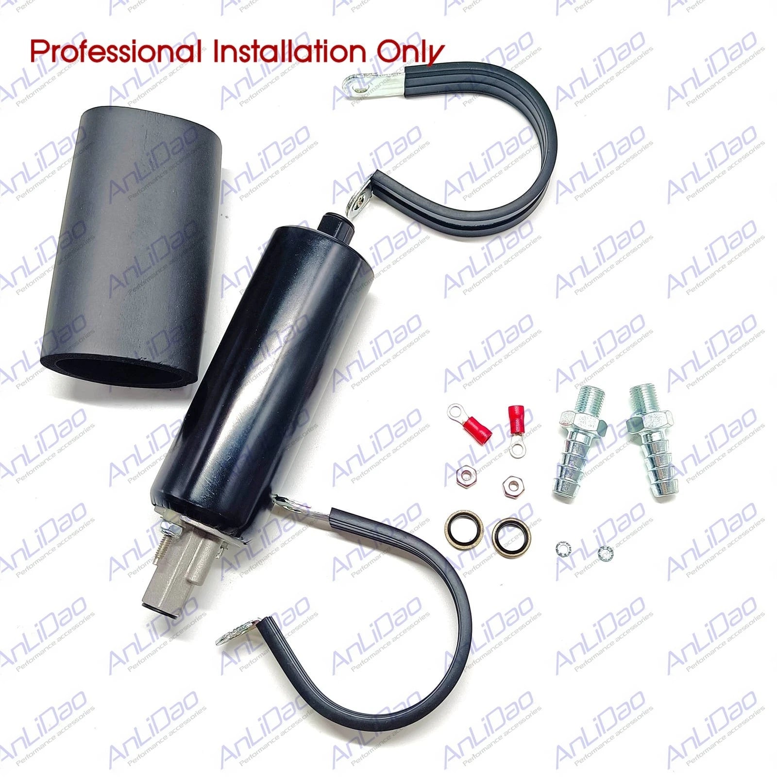 High Flow 255LPH External Inline Fuel Pump GSL392 for Universal Fit