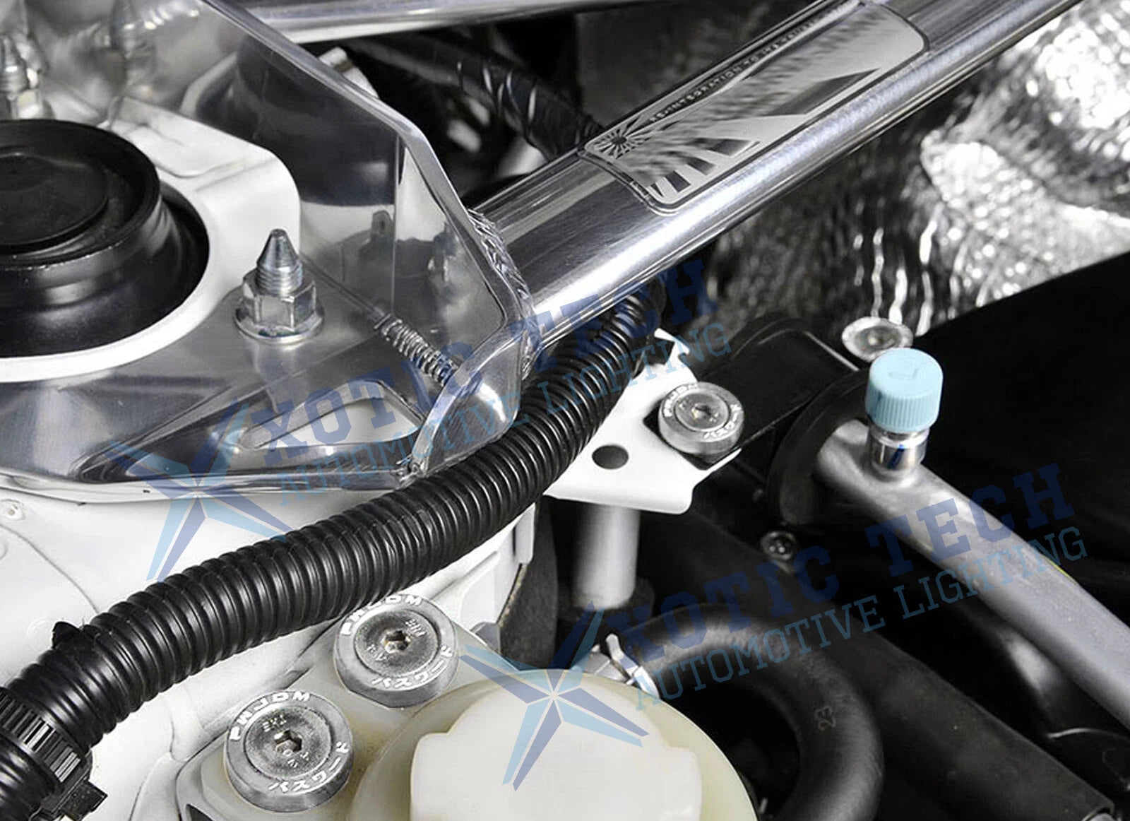 20x Silver JDM Billet Aluminum Fender/Bumper Washer/Bolt Kit for Engine Bay (2000-2006)