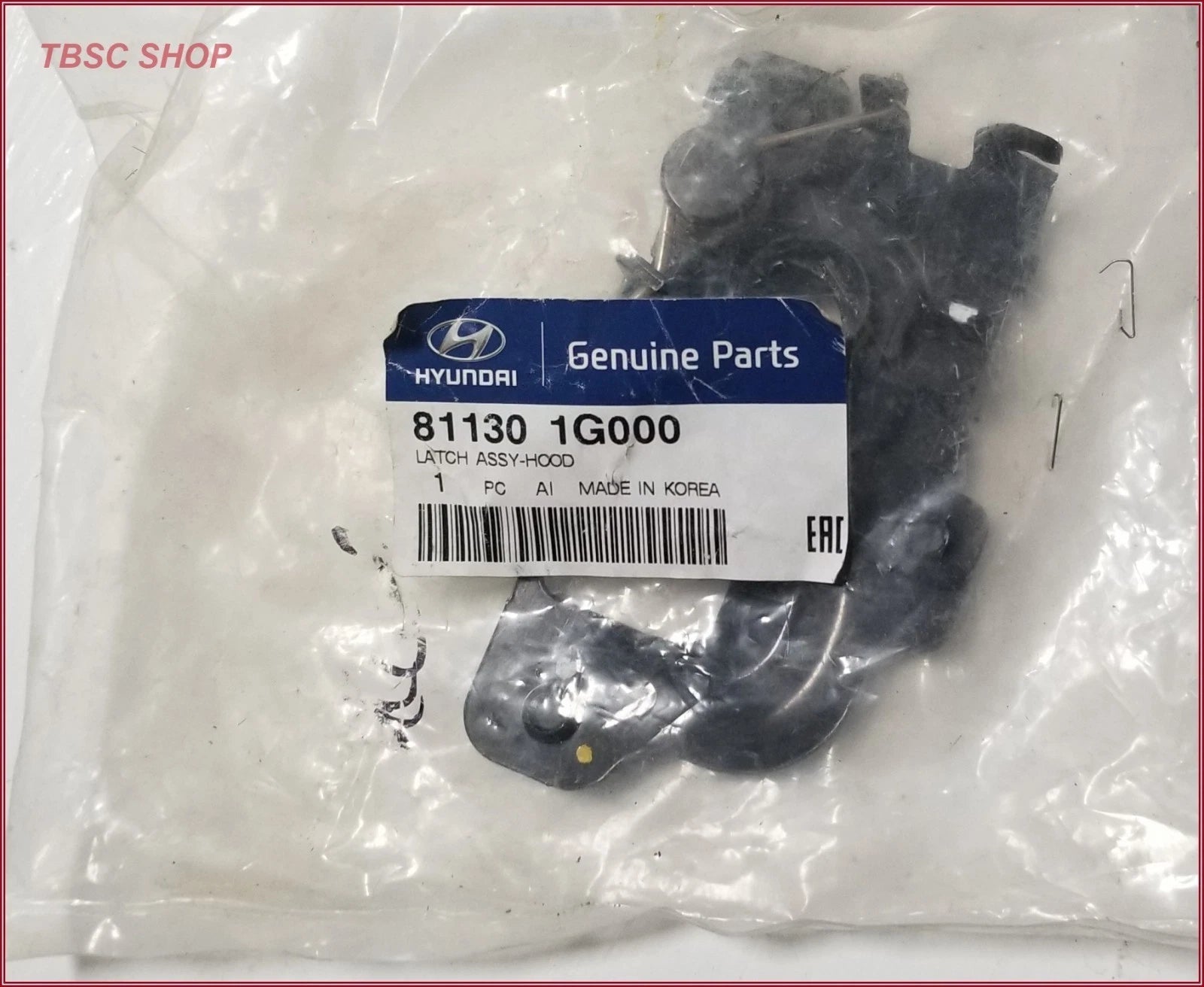 Hood Latch Lock for Hyundai Accent Kia Rio Rio5 (2010–2017) HY1234110 811301G000