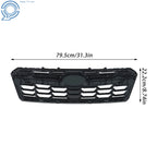 Chrome & Gloss Black Front Grille Assembly for Subaru Crosstrek (2018–2020)
