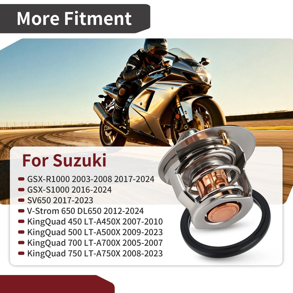 Thermostat & O-Ring for Suzuki King Quad 700 (2005-2007)
