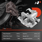2X Rear Disc Brake Caliper with Bracket for Hyundai Accent (2018-2022)