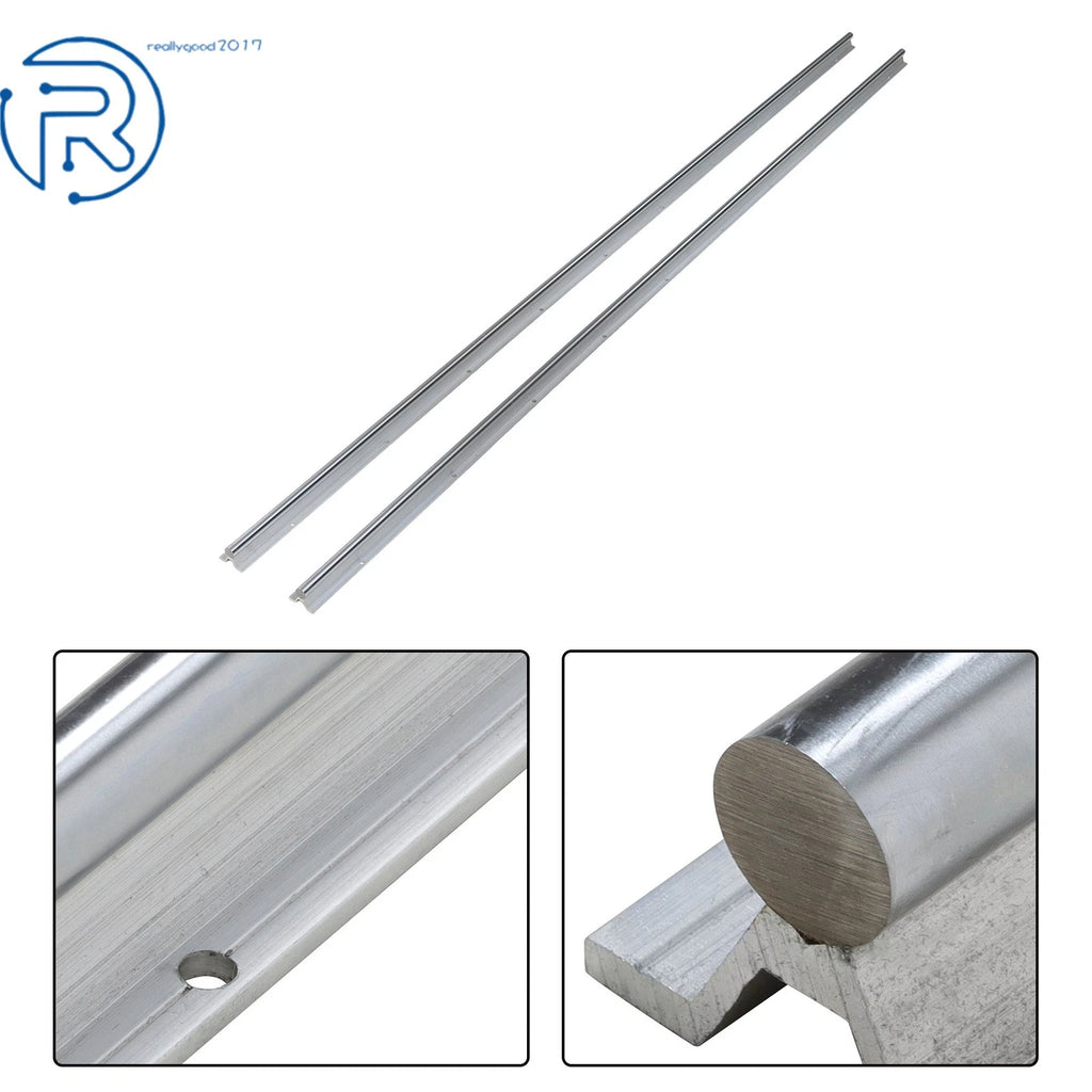 Set of 2 Linear Guide Rails with 4 Bearing Blocks for SBR16 (2000mm)