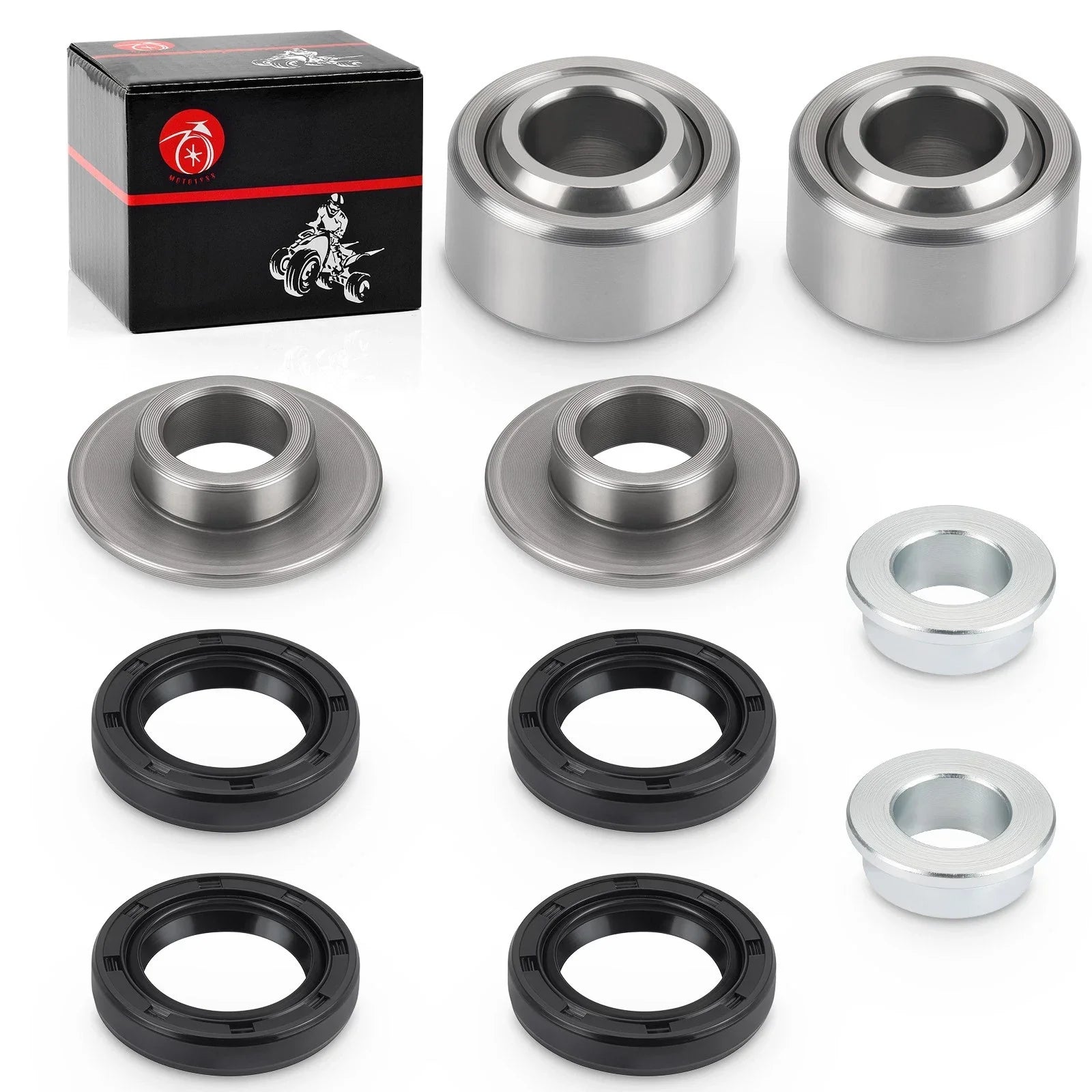 Rear Shock Bearing Seal Rebuild Kit for Yamaha IT200 / TT350 (1984–1987)