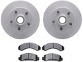 Front Brake Pad and Rotor Kit for Mazda B4000 (1994) ZZ373PT