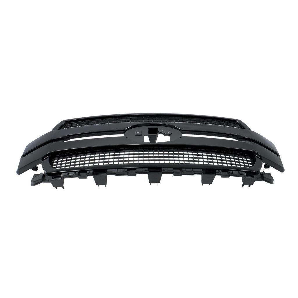 Gloss Black Front Upper Grille for Ford F-150 (2018–2020) Platinum Style