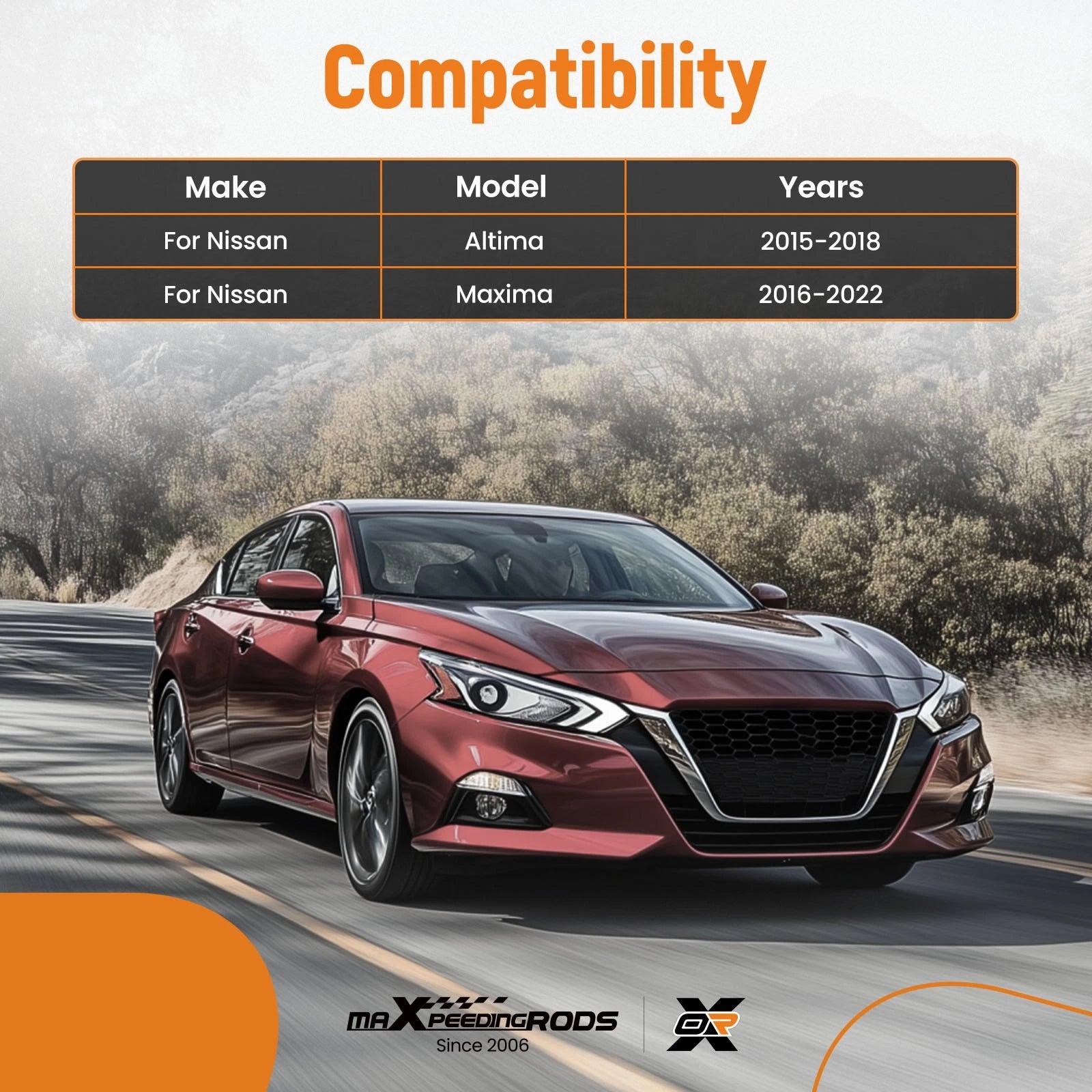 Front Lower Control Arms Suspension Kit for Nissan Altima Maxima (2015-2022)