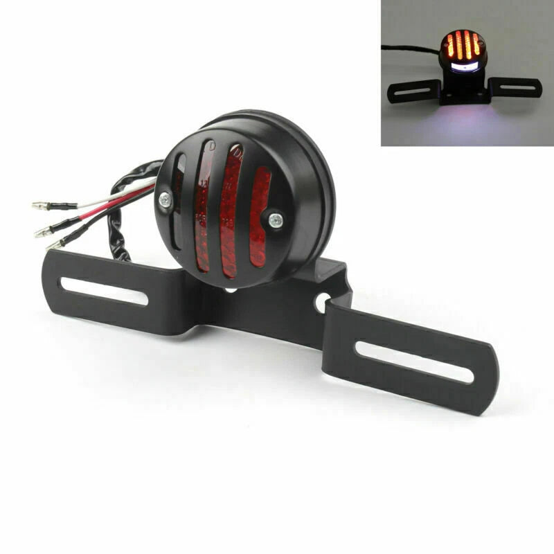 Tail Brake License Plate Holder for Bobber Cafe Racer (T9)
