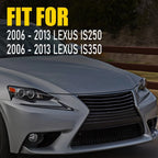 Set of 2 Smoke Lens Rear Bumper Reflector Covers for Lexus IS (2006â2013)
