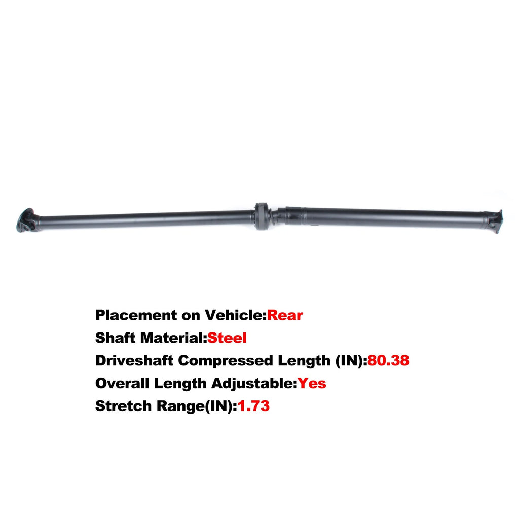 Rear Complete Driveshaft for Nissan Rogue (2008–2015) AWD 2.5L 2040mm