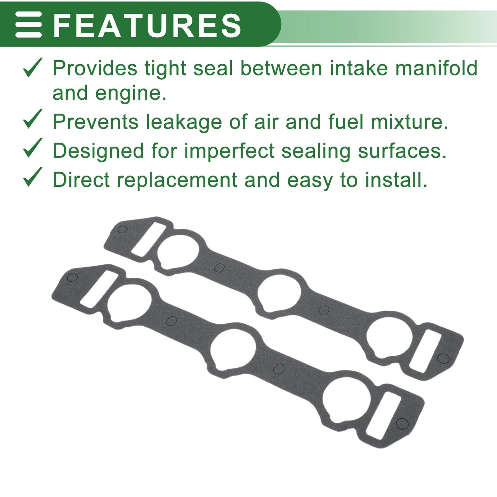 Engine Intake Manifold Gasket for Mitsubishi Pajero (1990–1997) No.MD154025