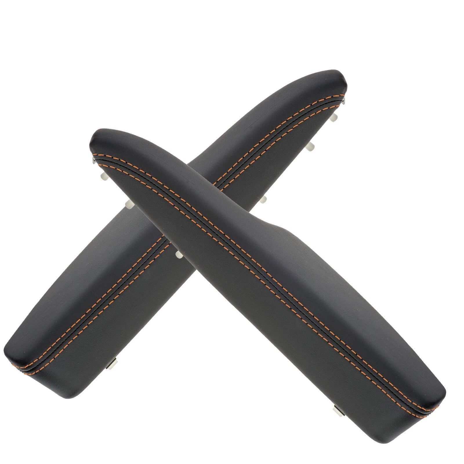 Armrest Door Panel for Chrysler 300 (2011–2020) PVC Leather Orange Stitch